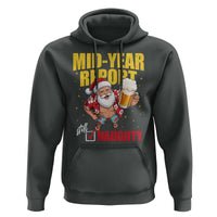 Mid-Year Report Still Naughty Hoodie Funny Santa Christmas In July