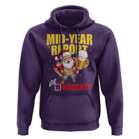 Mid-Year Report Still Naughty Hoodie Funny Santa Christmas In July