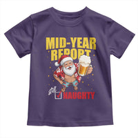 Mid-Year Report Still Naughty Toddler T Shirt Funny Santa Christmas In July