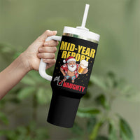 Mid-Year Report Still Naughty Tumbler With Handle Funny Santa Christmas In July