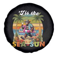 Hawaiian Bigfoot Christmas In July Spare Tire Cover Tis The Sea-Sun