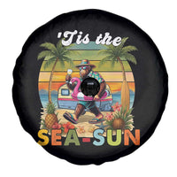 Hawaiian Bigfoot Christmas In July Spare Tire Cover Tis The Sea-Sun