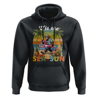 Hawaiian Bigfoot Christmas In July Hoodie Tis The Sea-Sun