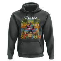 Hawaiian Bigfoot Christmas In July Hoodie Tis The Sea-Sun