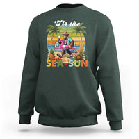 Hawaiian Bigfoot Christmas In July Sweatshirt Tis The Sea-Sun