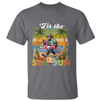 Hawaiian Bigfoot Christmas In July T Shirt Tis The Sea-Sun