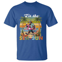 Hawaiian Bigfoot Christmas In July T Shirt Tis The Sea-Sun