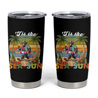 Hawaiian Bigfoot Christmas In July Tumbler Cup Tis The Sea-Sun