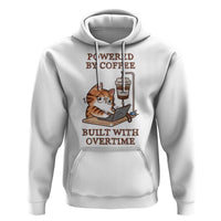 Funny Cat Drinking Coffee Hoodie I Dont Care What Day It Is Its Early I Want Coffee - Wonder Print Shop