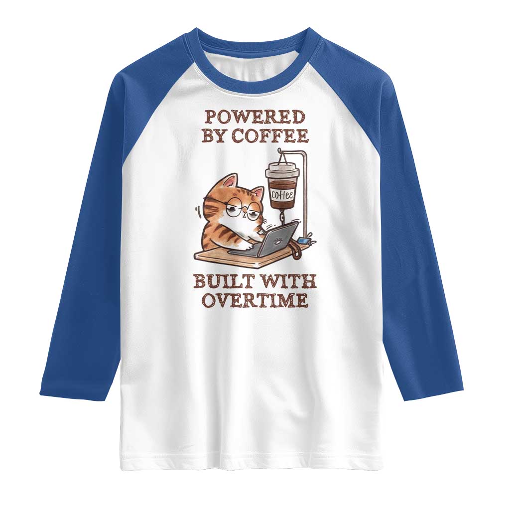 Funny Cat Drinking Coffee Raglan Shirt I Dont Care What Day It Is Its Early I Want Coffee - Wonder Print Shop