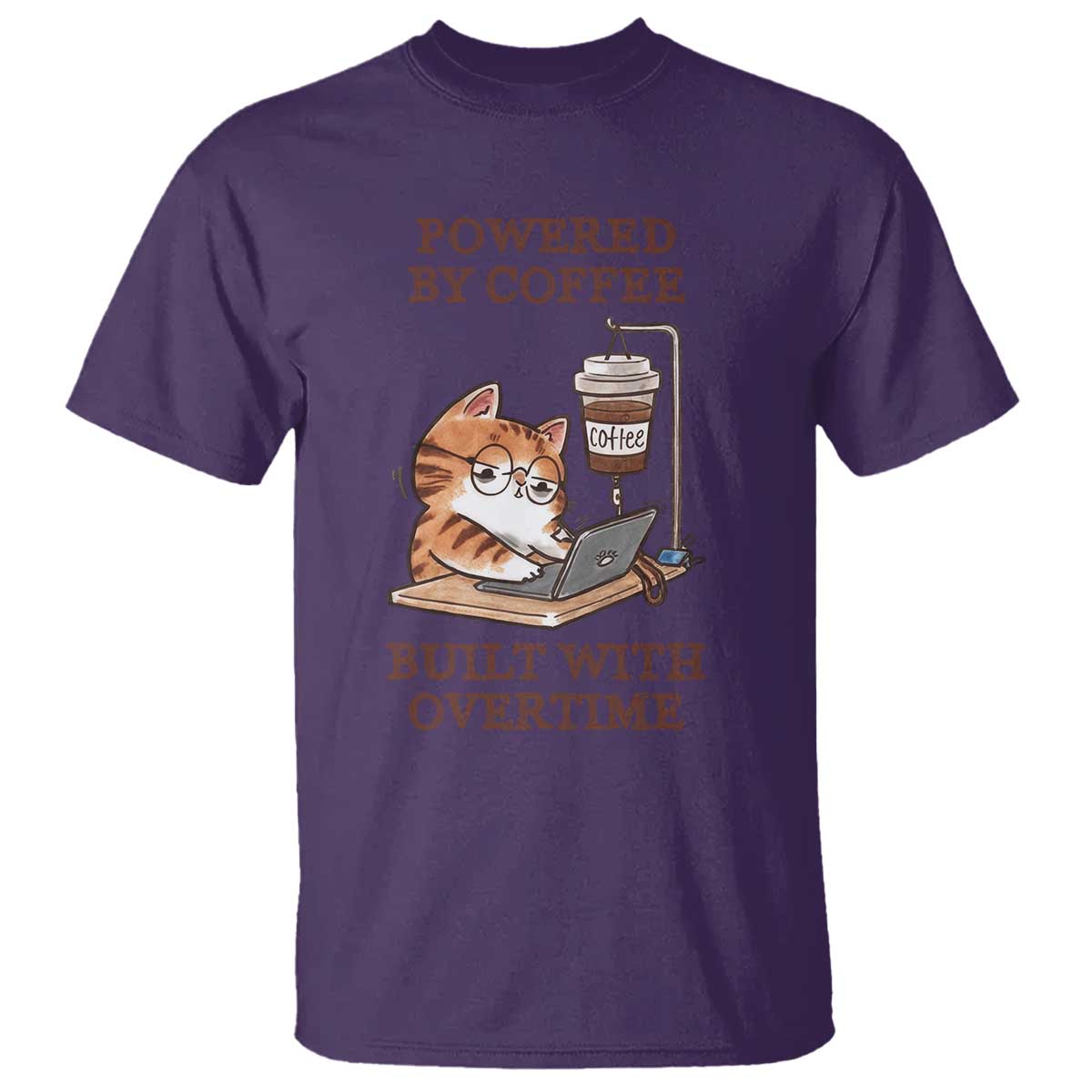 Funny Cat Drinking Coffee T Shirt I Dont Care What Day It Is Its Early I Want Coffee - Wonder Print Shop