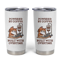 Funny Cat Drinking Coffee Tumbler Cup I Dont Care What Day It Is Its Early I Want Coffee