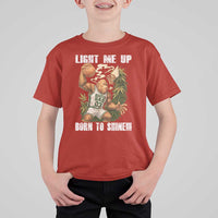Funny Bigfoot Basketball T Shirt For Kid Light Me Up Born To Shine - undefined