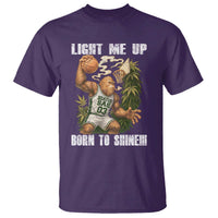 Funny Bigfoot Basketball T Shirt Light Me Up Born To Shine - Wonder Print Shop