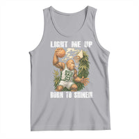 Funny Bigfoot Basketball Tank Top Light Me Up Born To Shine - Wonder Print Shop