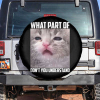 Funny Math Cat Lover Spare Tire Cover What Part Of Do Not You Understand - Wonder Print Shop