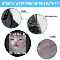 Funny Math Cat Lover Spare Tire Cover What Part Of Do Not You Understand - Wonder Print Shop
