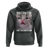Funny Math Cat Lover Hoodie What Part Of Do Not You Understand - Wonder Print Shop