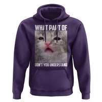 Funny Math Cat Lover Hoodie What Part Of Do Not You Understand - Wonder Print Shop