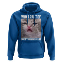Funny Math Cat Lover Hoodie What Part Of Do Not You Understand - Wonder Print Shop