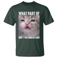 Funny Math Cat Lover T Shirt What Part Of Do Not You Understand - Wonder Print Shop
