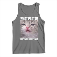 Funny Math Cat Lover Tank Top What Part Of Do Not You Understand - Wonder Print Shop