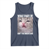 Funny Math Cat Lover Tank Top What Part Of Do Not You Understand - Wonder Print Shop