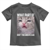 Funny Math Cat Lover Toddler T Shirt What Part Of Do Not You Understand - Wonder Print Shop