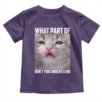 Funny Math Cat Lover Toddler T Shirt What Part Of Do Not You Understand - Wonder Print Shop
