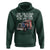 Truck Driver American Flag Hoodie On The Road For Them Always For Them Trucker Life - Wonder Print Shop
