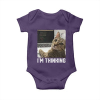Tech Support Cat Baby Onesie I'm Thinking Funny Computer Engineer Coding Kitty - Wonder Print Shop