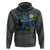 Cute Cat Starry Night Hoodie Kitty Lovers - Wonder Print Shop