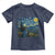 Cute Cat Starry Night Toddler T Shirt Kitty Lovers - Wonder Print Shop