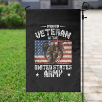 US Army Veteran Tribute Garden Flag American Flag Angel Soldier Memorial - Wonder Print Shop