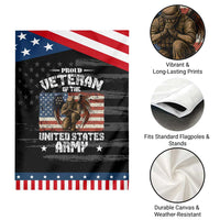 US Army Veteran Tribute Garden Flag American Flag Angel Soldier Memorial