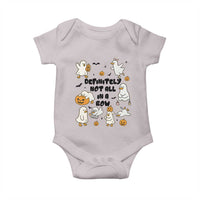 Funny Duck Ghost Halloween Baby Onesie Most Definitely Not All In A Row - Wonder Print Shop
