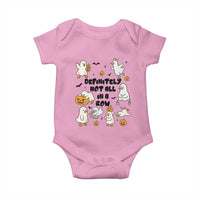 Funny Duck Ghost Halloween Baby Onesie Most Definitely Not All In A Row - Wonder Print Shop