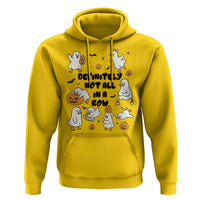 Funny Duck Ghost Halloween Hoodie Most Definitely Not All In A Row - Wonder Print Shop