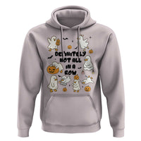 Funny Duck Ghost Halloween Hoodie Most Definitely Not All In A Row - Wonder Print Shop