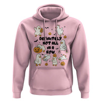 Funny Duck Ghost Halloween Hoodie Most Definitely Not All In A Row - Wonder Print Shop