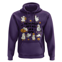 Funny Duck Ghost Halloween Hoodie Most Definitely Not All In A Row - Wonder Print Shop