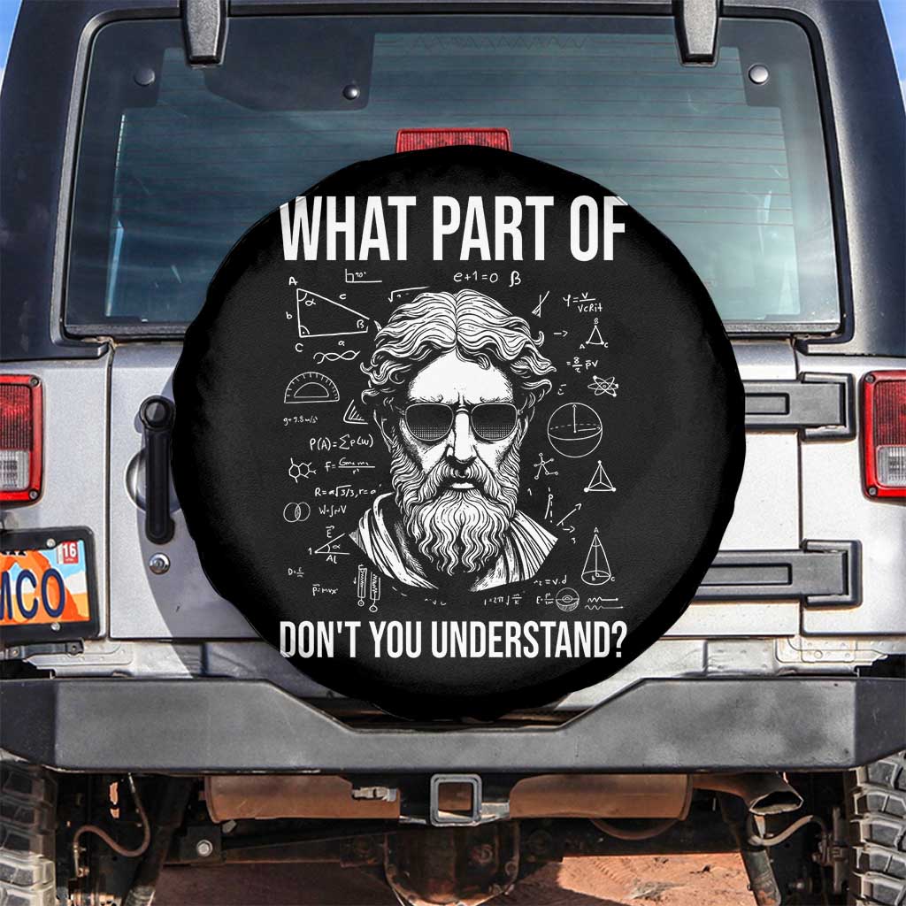 Funny Math Teacher Spare Tire Cover What Part Of Do Not You Understand - Wonder Print Shop