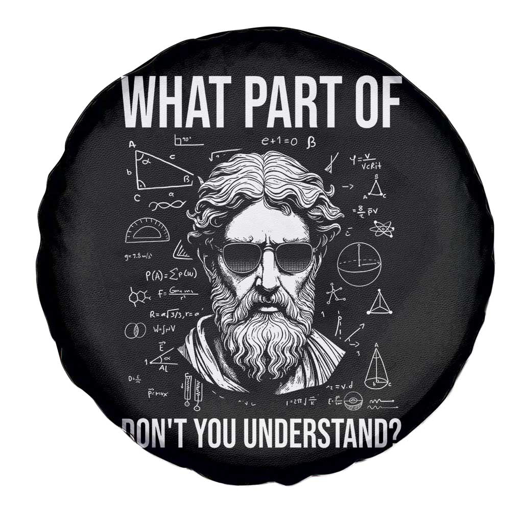 Funny Math Teacher Spare Tire Cover What Part Of Do Not You Understand - Wonder Print Shop