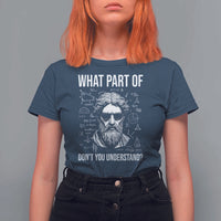 Funny Math Teacher T Shirt For Women What Part Of Do Not You Understand - Wonder Print Shop