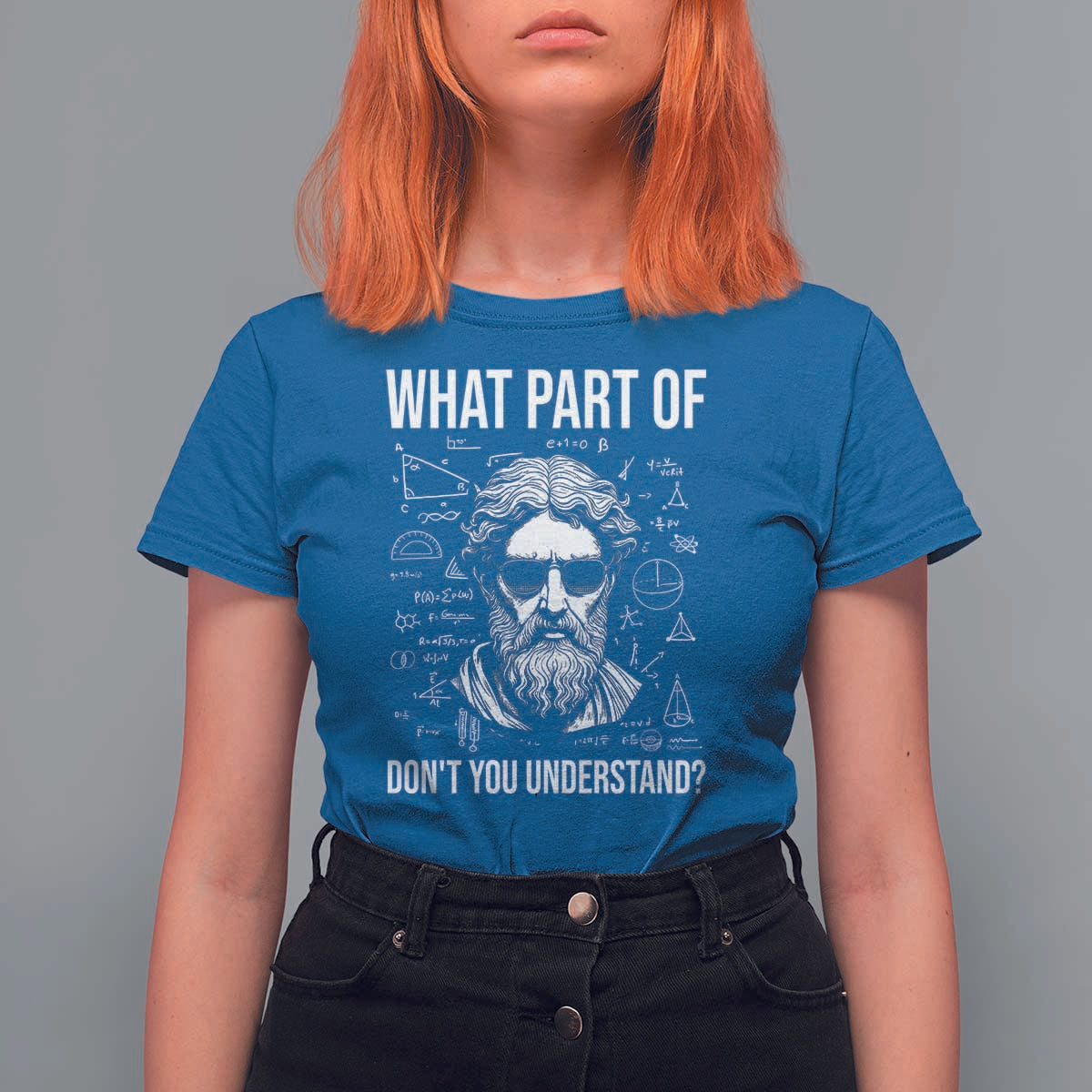 Funny Math Teacher T Shirt For Women What Part Of Do Not You Understand - Wonder Print Shop