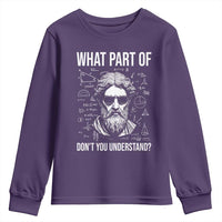 Funny Math Teacher Youth Sweatshirt What Part Of Do Not You Understand - Wonder Print Shop