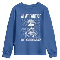 Funny Math Teacher Youth Sweatshirt What Part Of Do Not You Understand - Wonder Print Shop