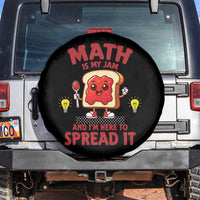 Funny School Math Teacher Spare Tire Cover Math Is My Jam And I Am Here To Spread It - Wonder Print Shop