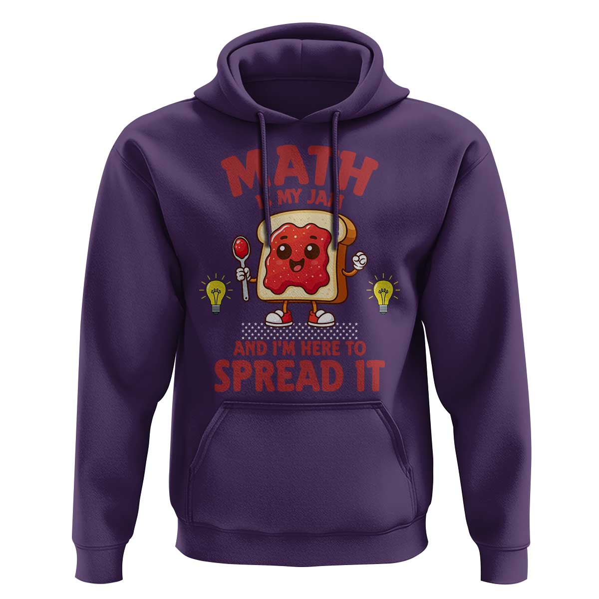 Funny School Math Teacher Hoodie Math Is My Jam And I Am Here To Spread It - Wonder Print Shop