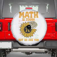 Funny Math Teacher Back To School Spare Tire Cover Math Is Tough But So Are You - Wonder Print Shop